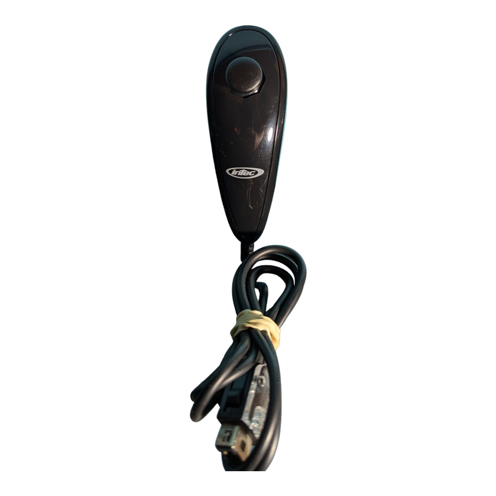 Nintendo Wii - Nunchuk Controller - Black - Tested - Preowned Well Cared For